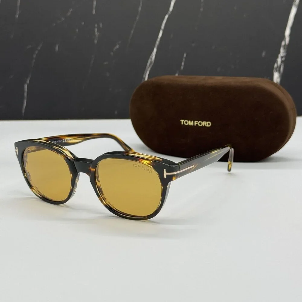 NEW TOM FORD MERT TF1180 52E HAVANA MEN SUNGLASSES TOM FORD MERT FT1180 52E